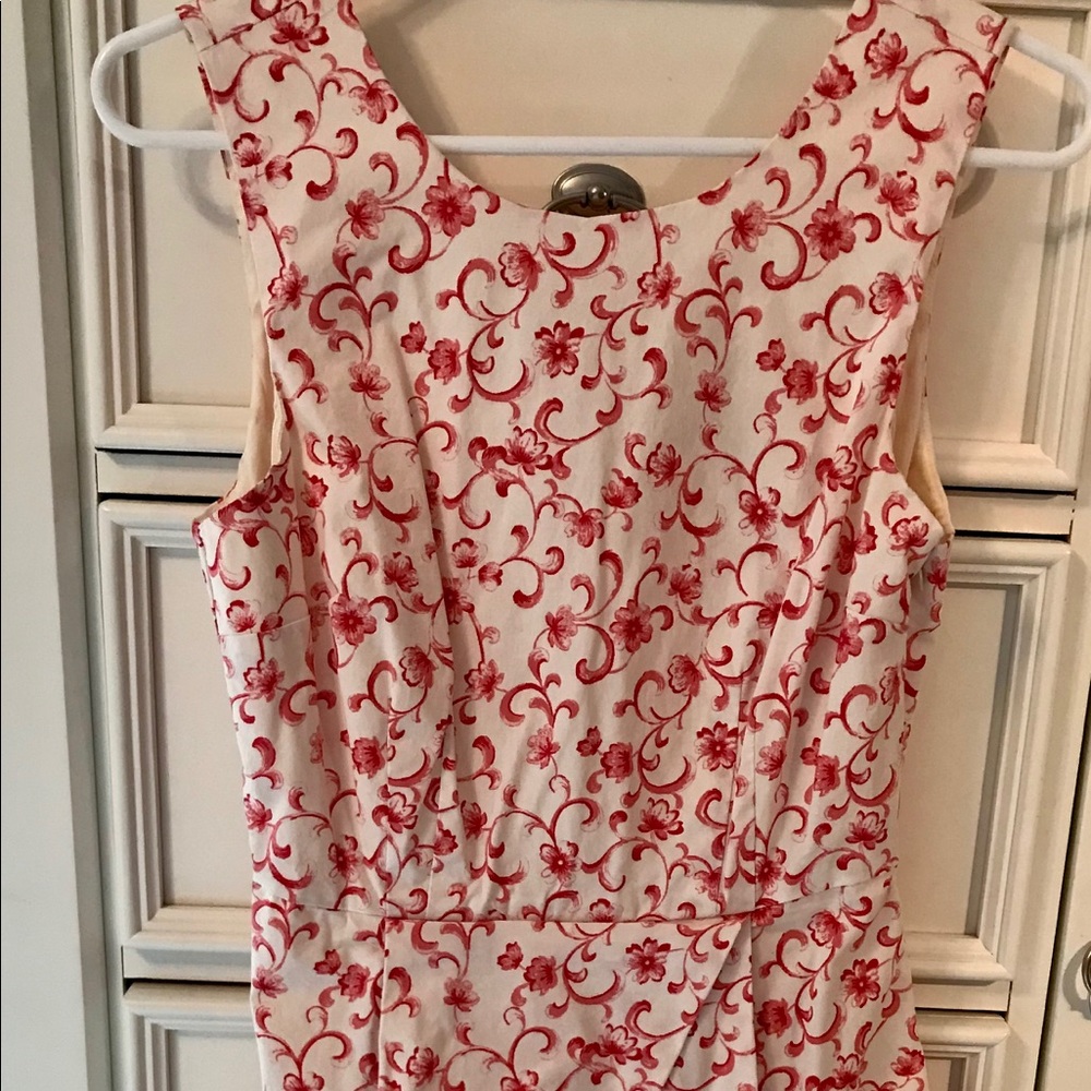 Red Floral Dress